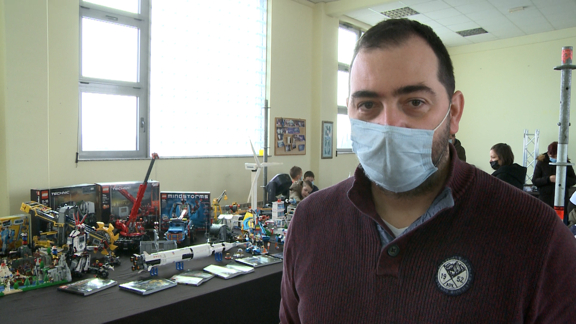 Davor Medvedec, jedan od organizatora Lego izložbe