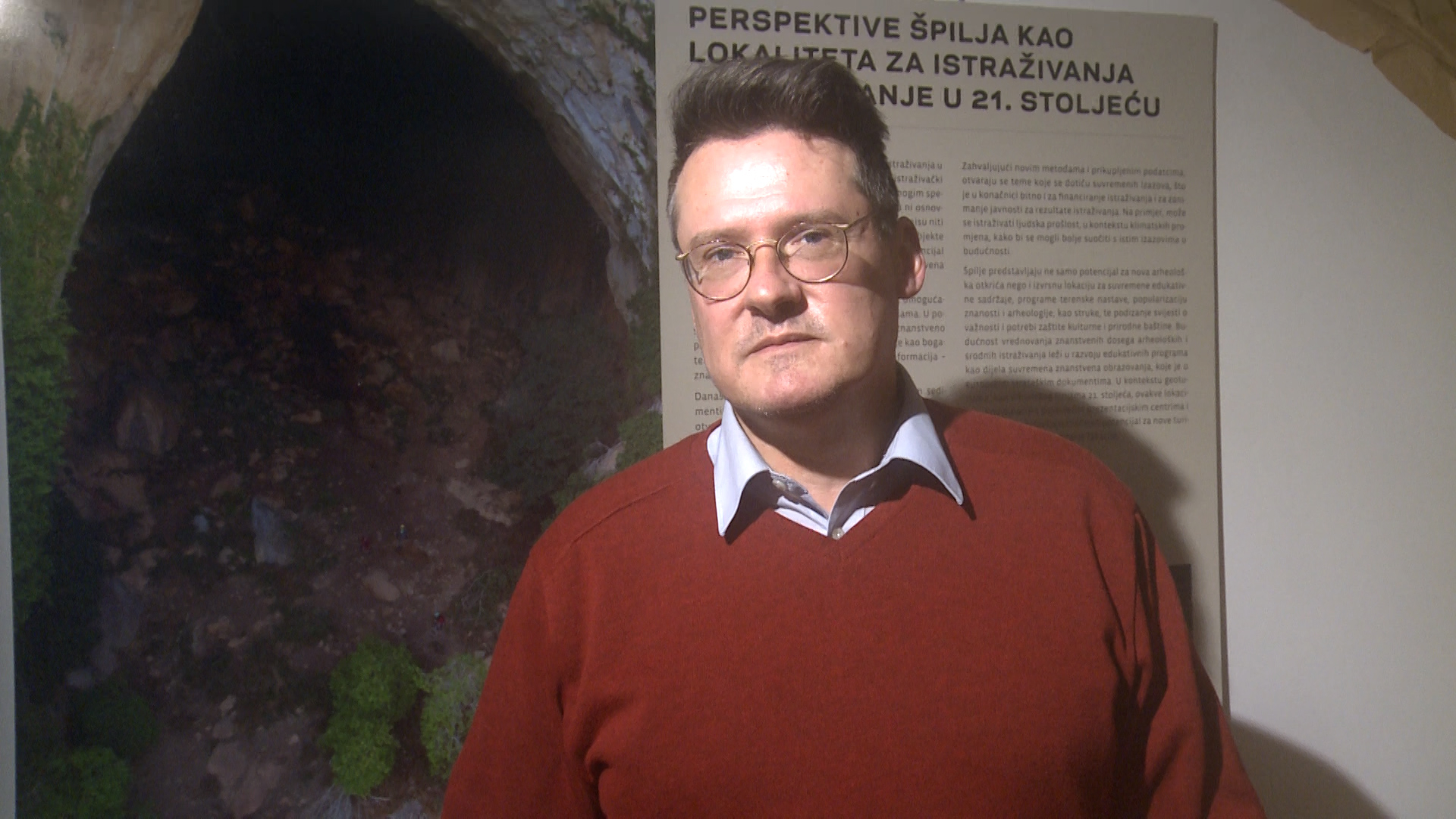 Ivor Janković s Instituta za antropologiju i koautor izložbe