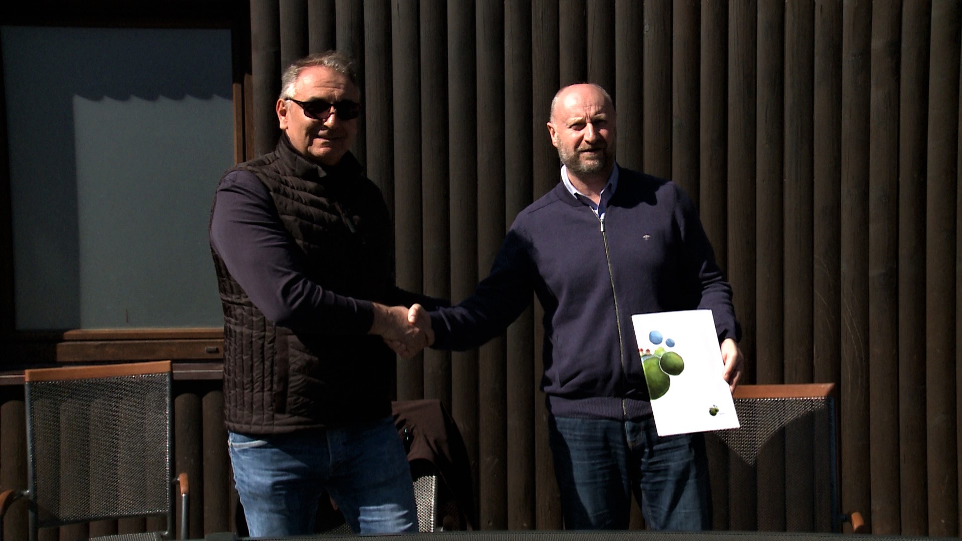 Direktor Veterinarske stanice Zlatar Bistrica Mladen Jemeršić i župan Željko Kolar