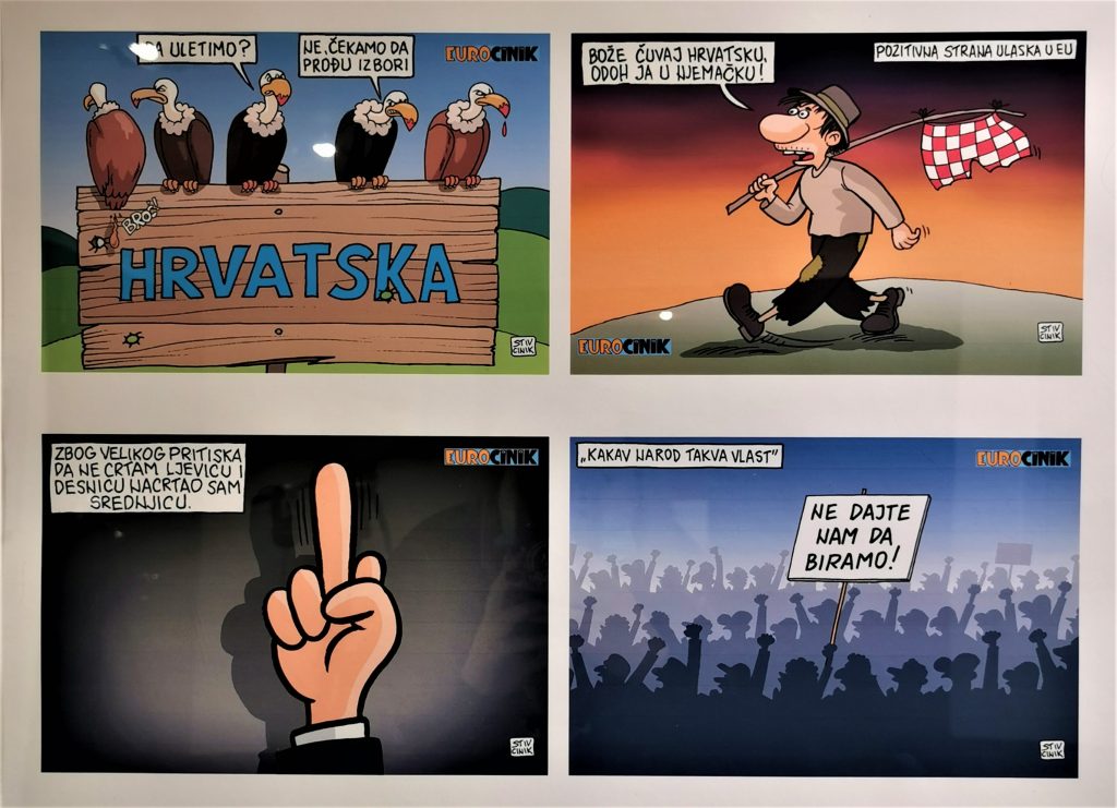 izložba karikatura, Stiv Cinik