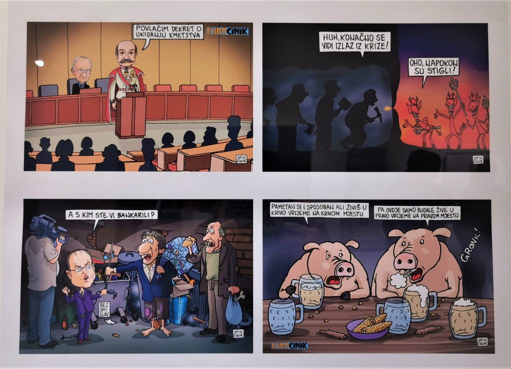 izložba karikatura, Stiv Cinik