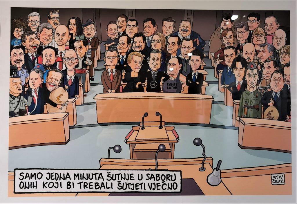izložba karikatura, Stiv Cinik