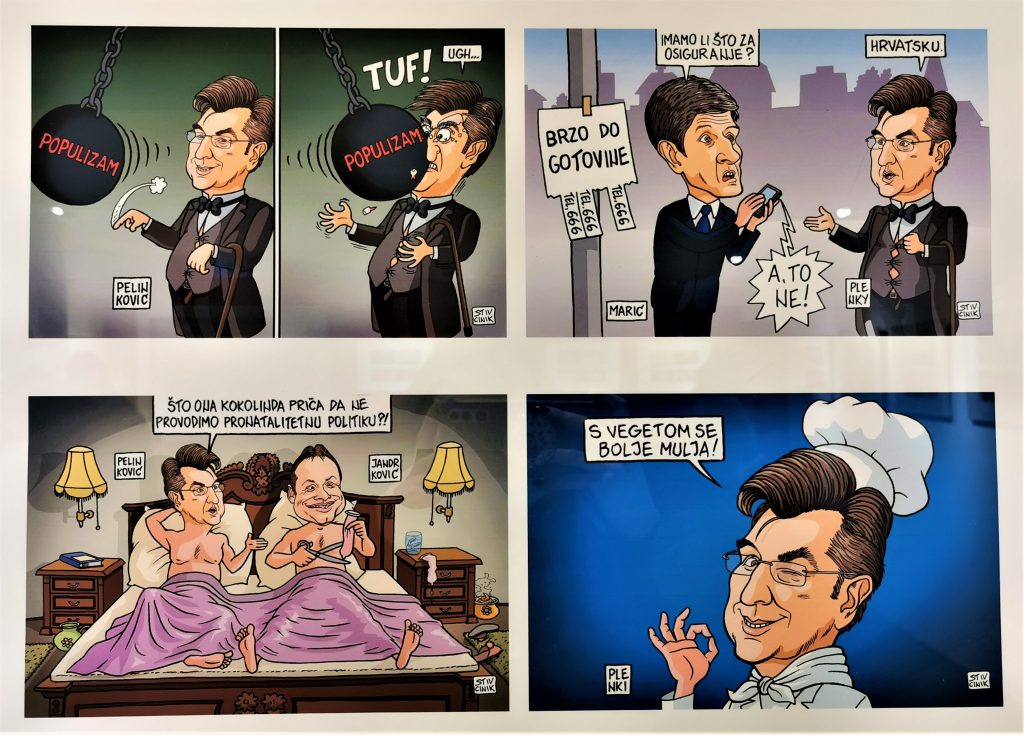 izložba karikatura, Stiv Cinik