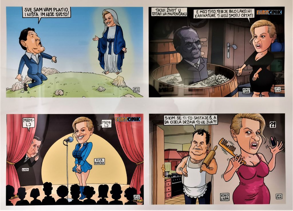 izložba karikatura, Stiv Cinik