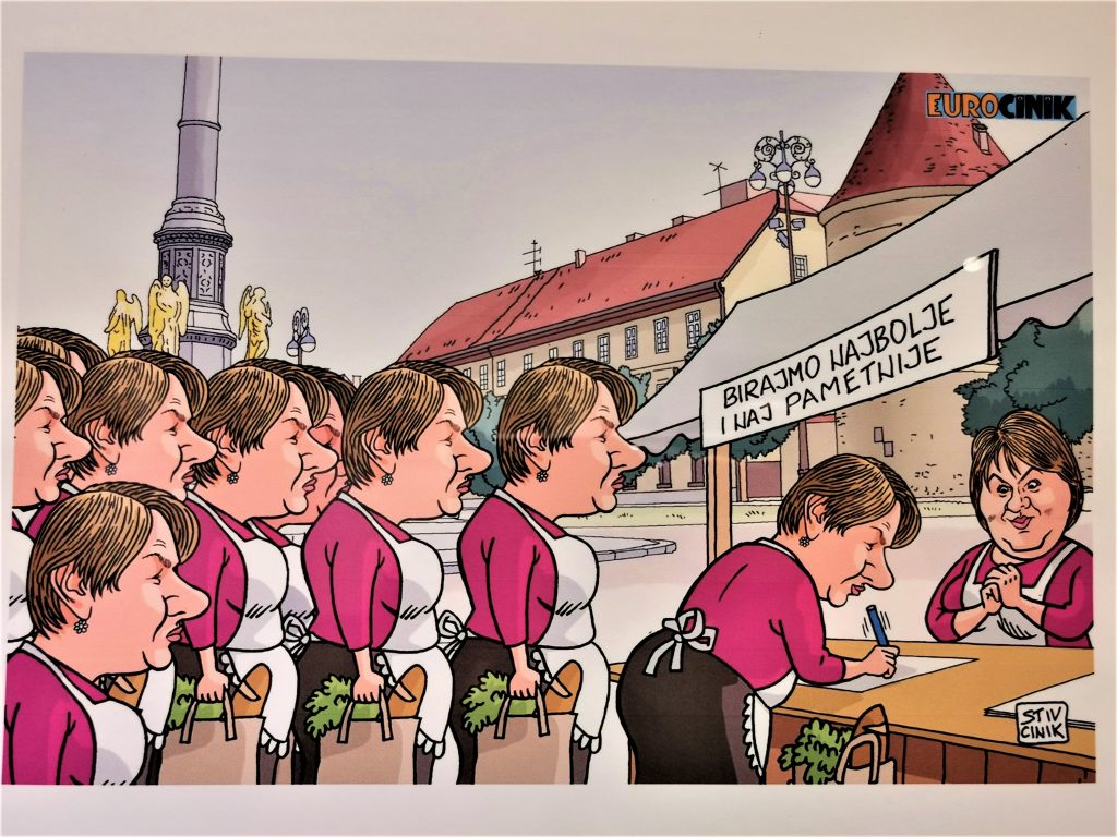 izložba karikatura, Stiv Cinik
