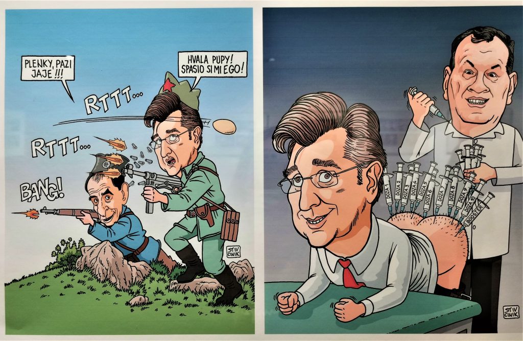 izložba karikatura, Stiv Cinik