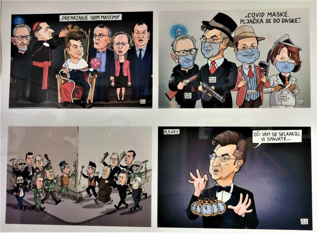 izložba karikatura, Stiv Cinik