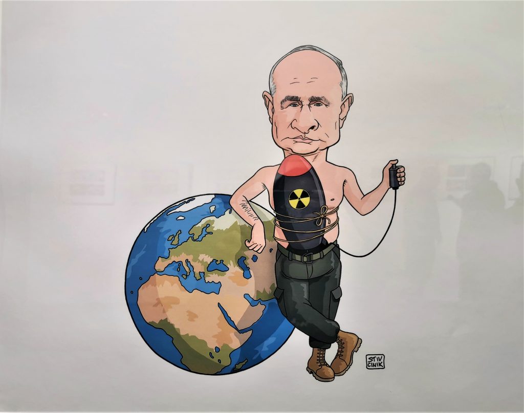 izložba karikatura, Stiv Cinik